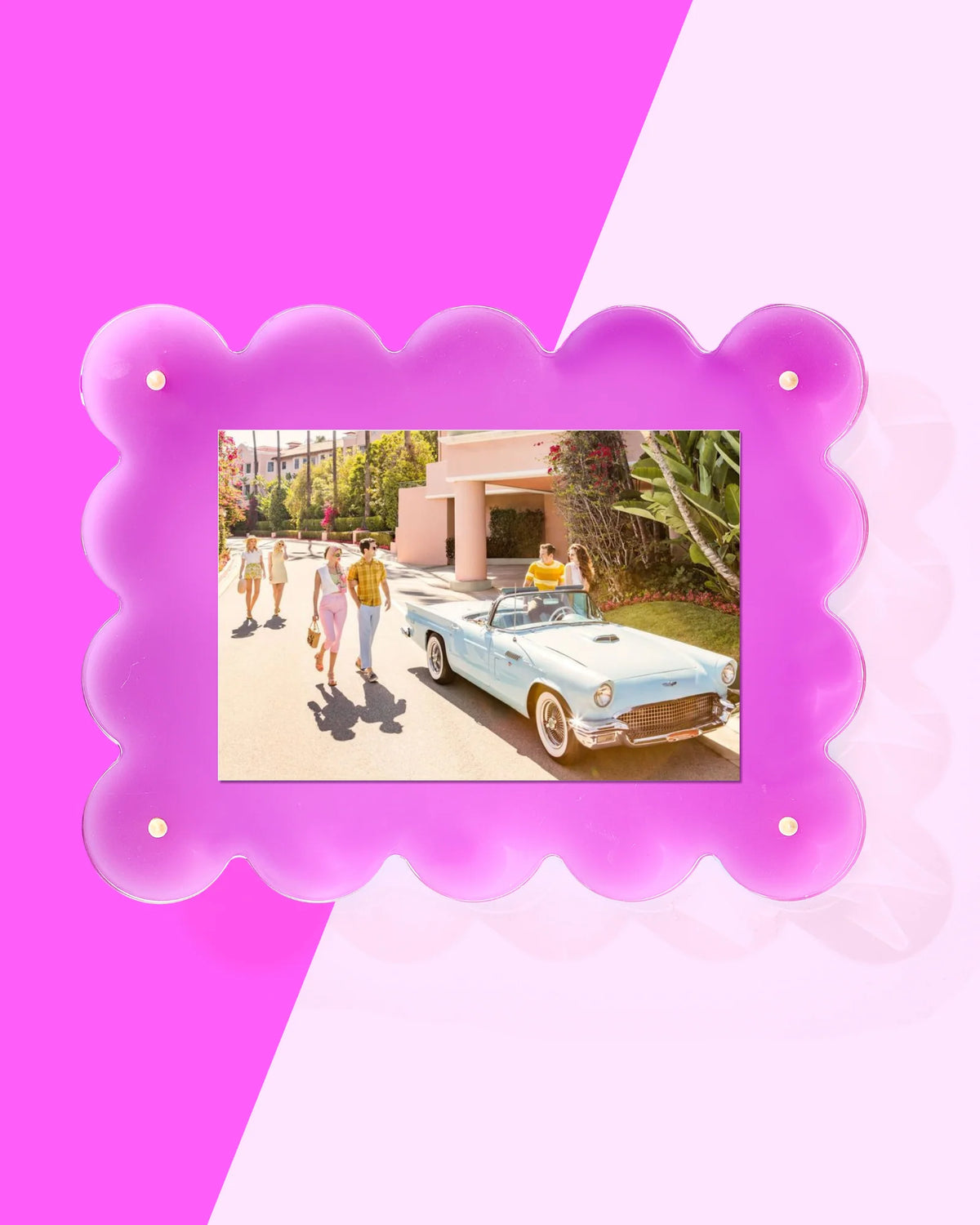 Acrylic Picture Frame - Fuschia stylish kids outfit collection