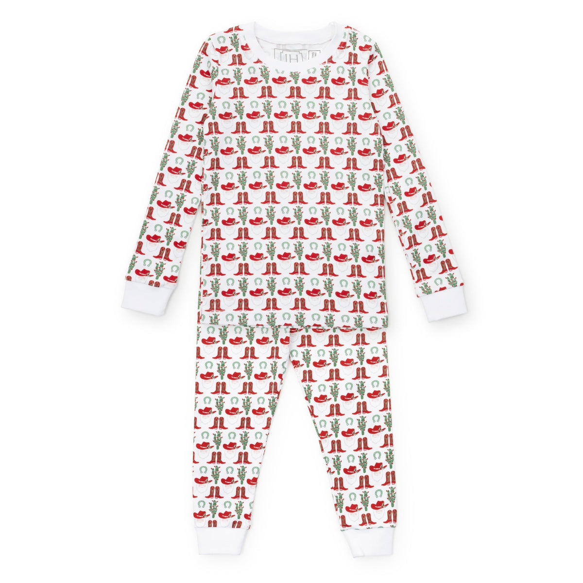 Everyday Grayson Pajama Pant Set Cowboy Christmas Kidswear