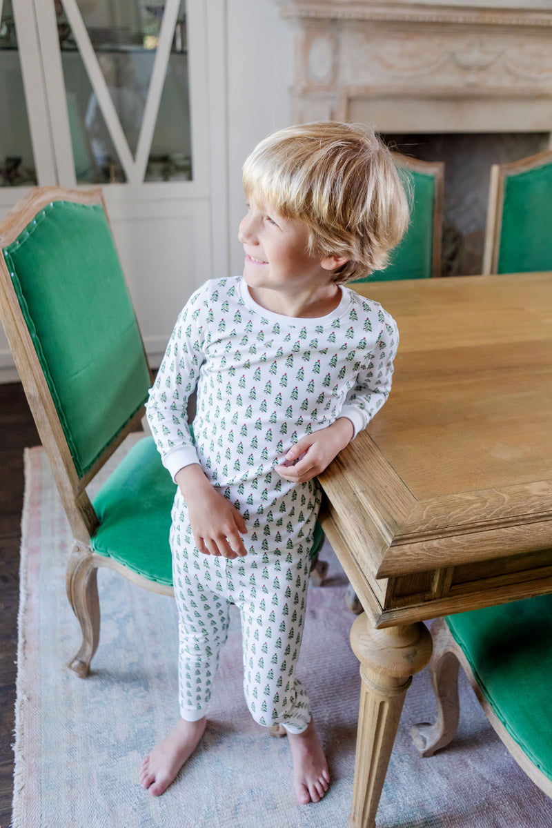Grayson Boys' Pima Cotton Pajama Pant Set - Oh Christmas Tree