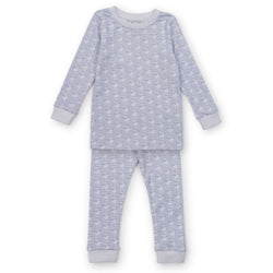 SALE Grayson Boys' Pima Cotton Pajama Pant Set - Snowman Blue