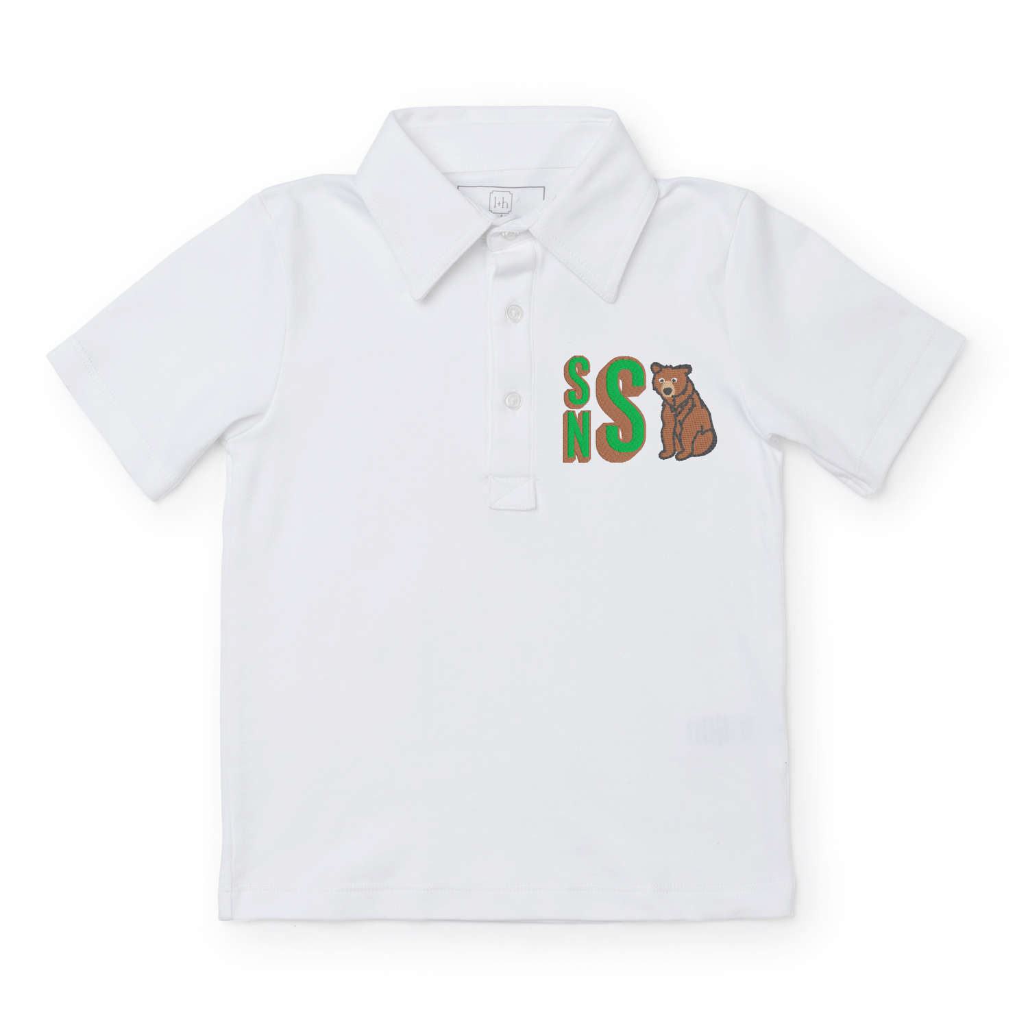 Uniform Griffin Boys' Polo Shirt White