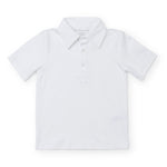 Uniform Griffin Boys' Polo Shirt White stylish kids outfit collection