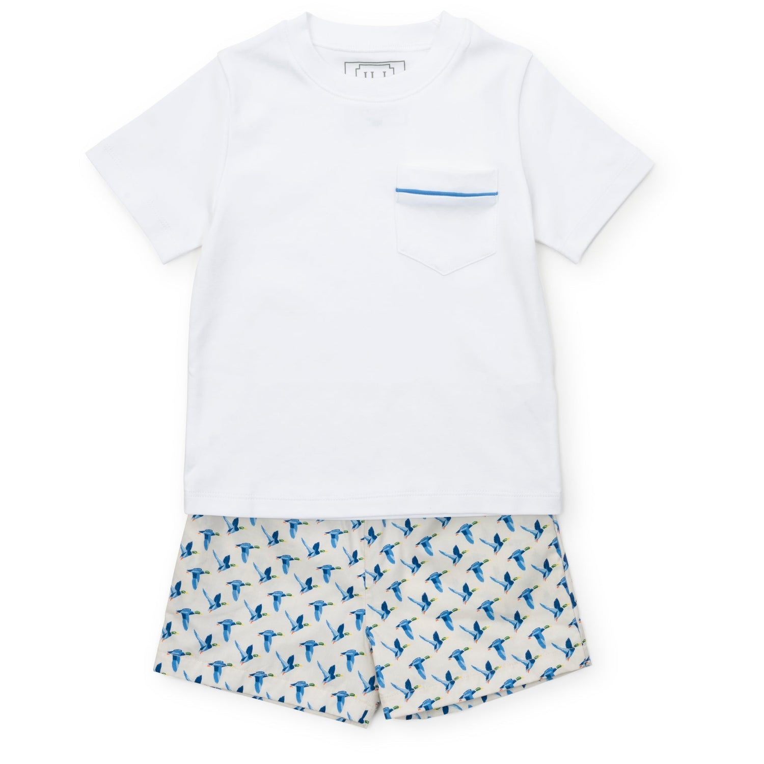 Hudson Boys' Short Set - Mallard Ducks