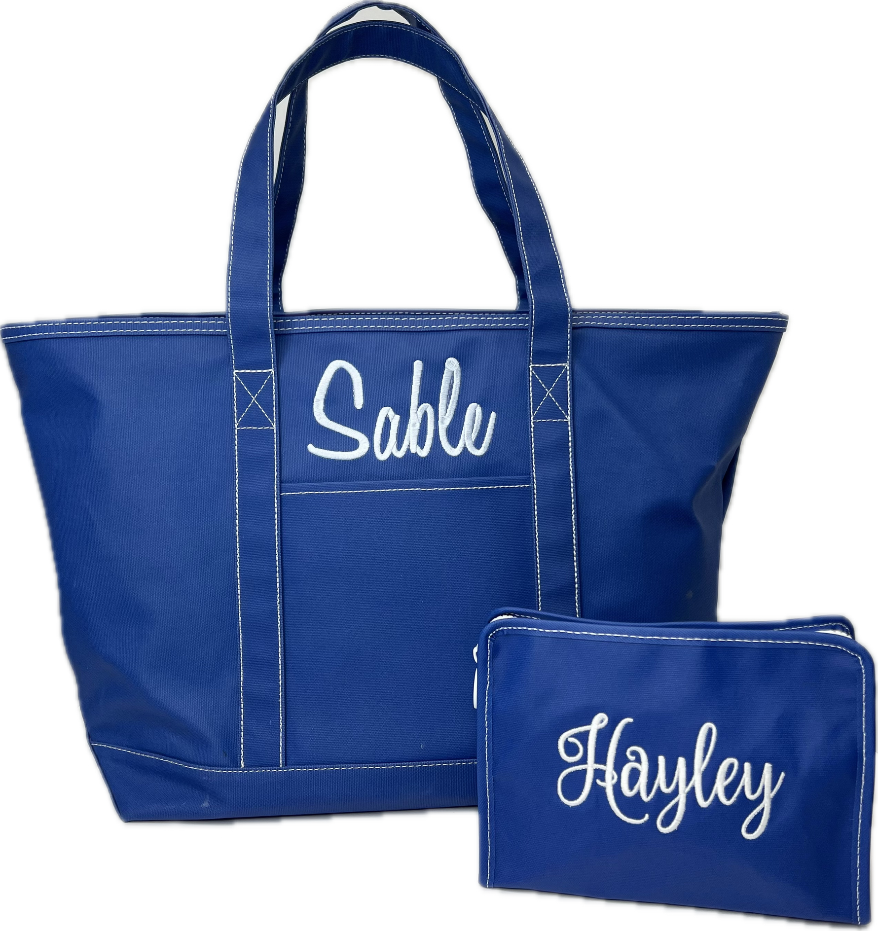 Buy Maxi Tote Coated Canvas Blue Bell by TRVL Design kids clothing online