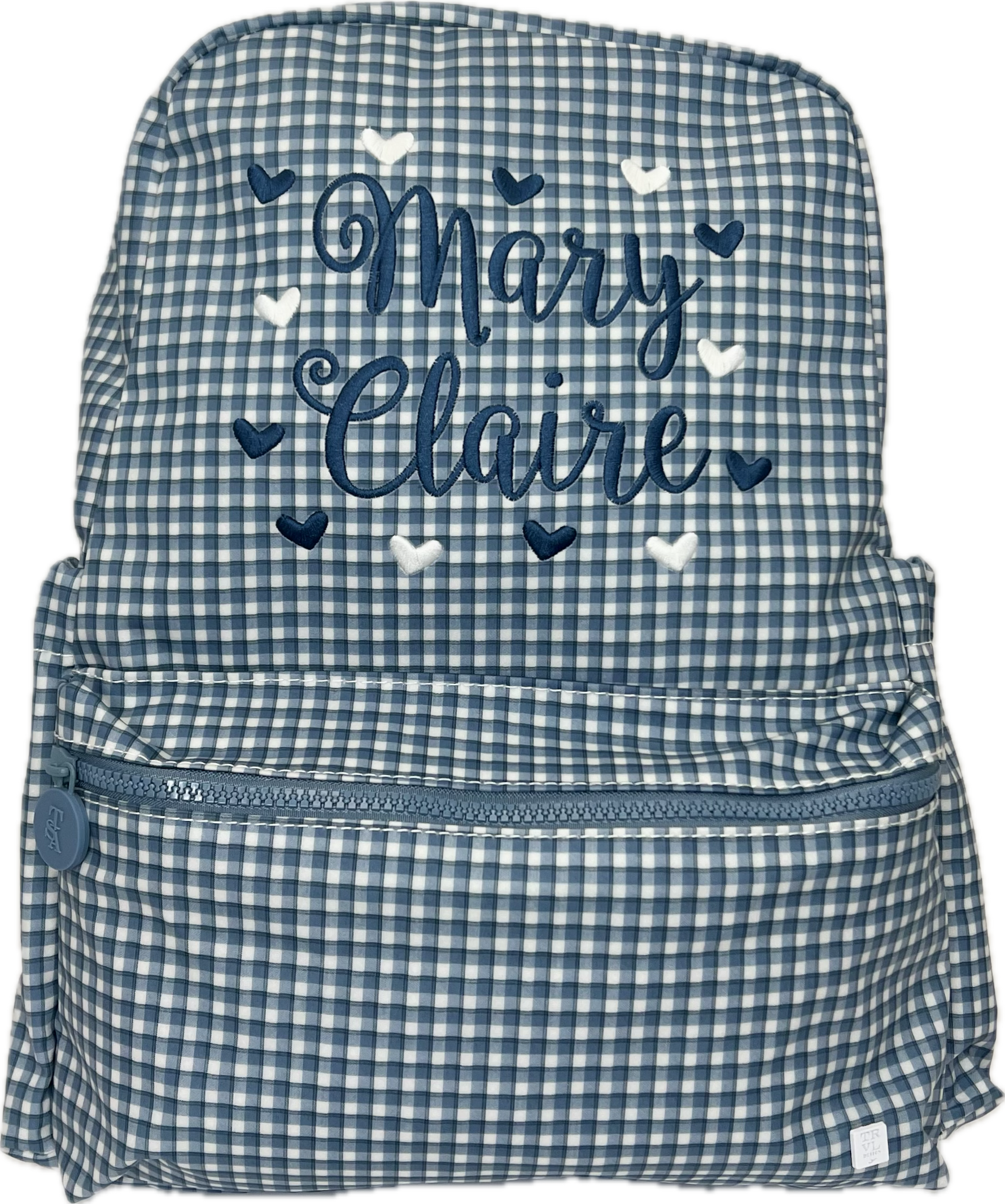 Backpacker Rodeo Check Indigo by TRVL Design soft cotton kids fashion wear