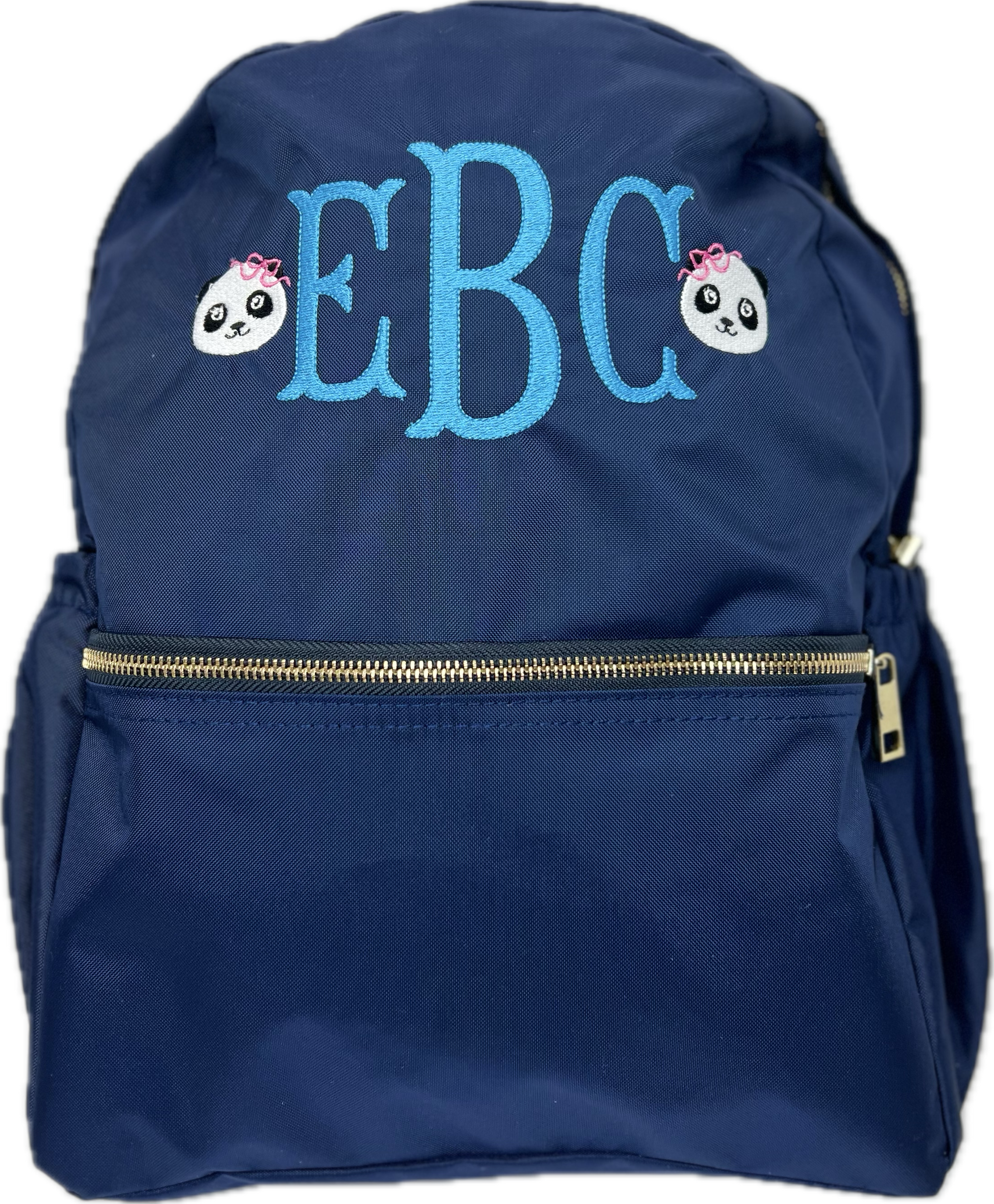 Medium Backpack w/Pockets Navy Nylon by Mint Sweet Little Things