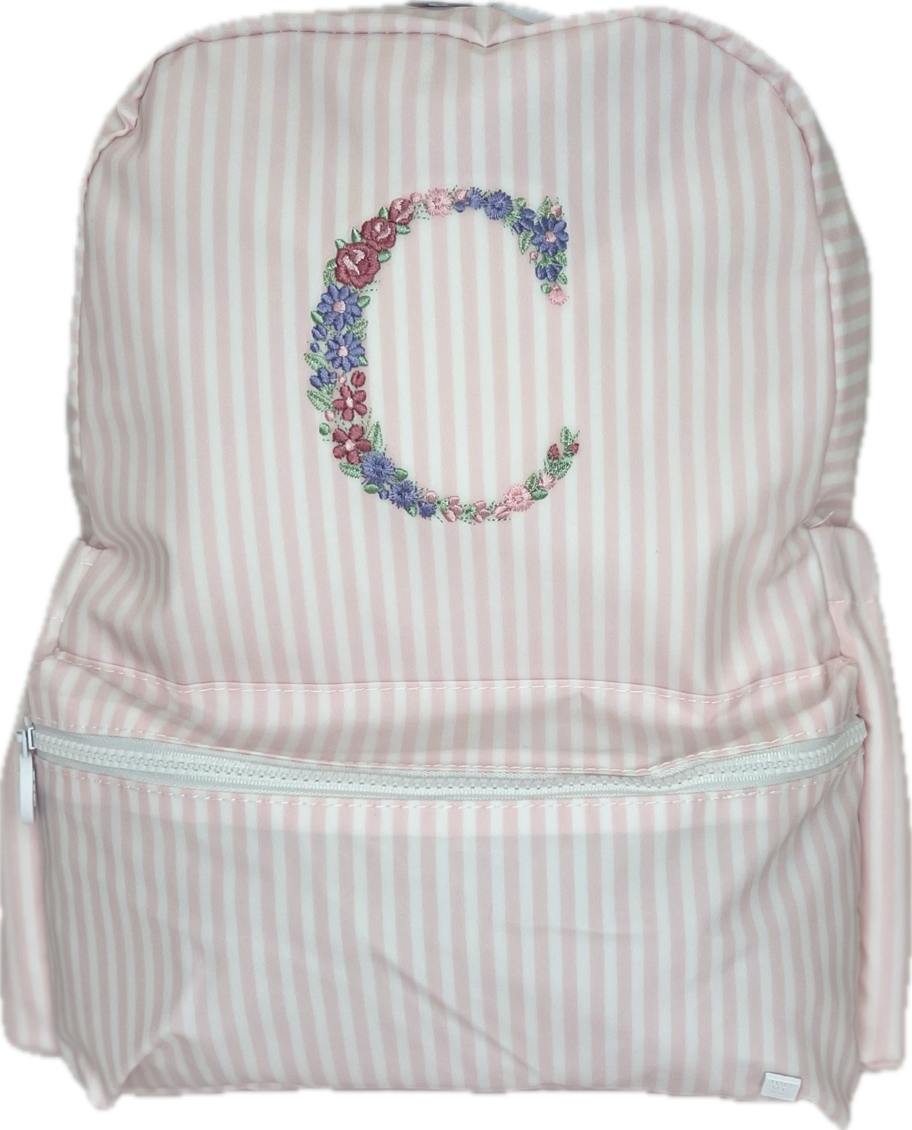 Backpacker Pimlico Stripe Light Pink by TRVL Design luxury kids clothing design