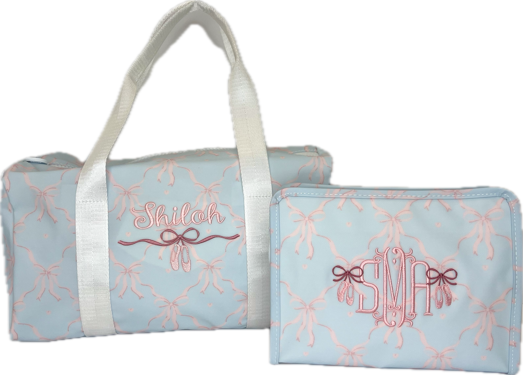 Roadie Medium Zip Pouch Eloise Bow by TRVL Design designer outfit for kids