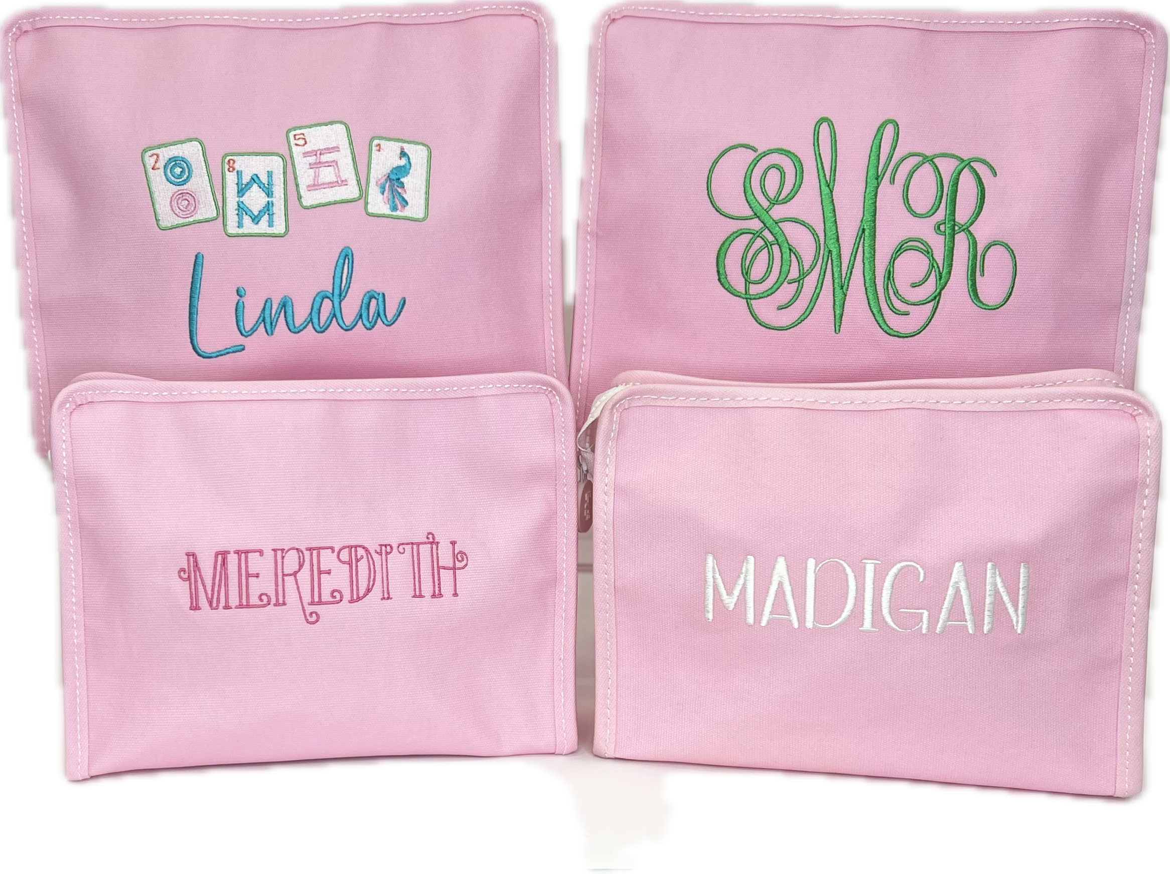 Roadie Large Zip Pouch Coated Canvas Peony by TRVL Design