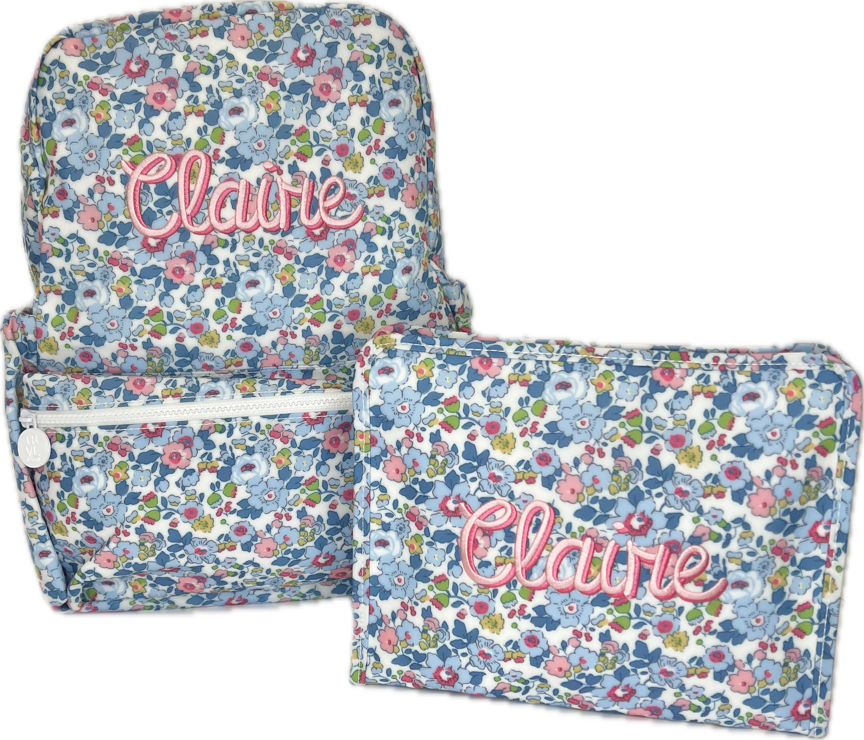 Roadie Large Zip Pouch Bridgehampton Floral by TRVL Design stylish kids outfit collection