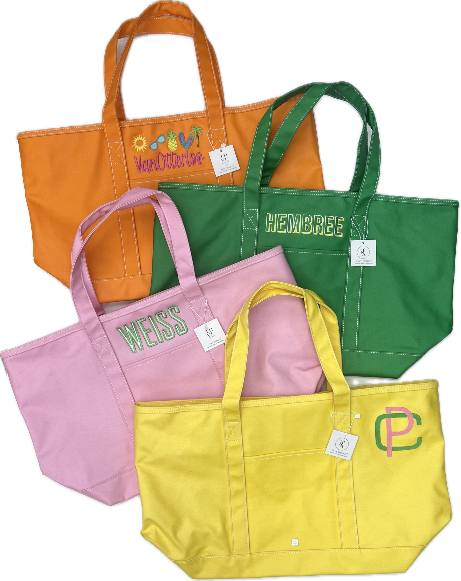 Maxi Tote Coated Canvas Peony by TRVL Design stylish kids outfit collection