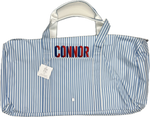 XL Weekender Duffel Bag Pimlico Stripe Chambray by TRVL Design outfit perfect for everyday wear