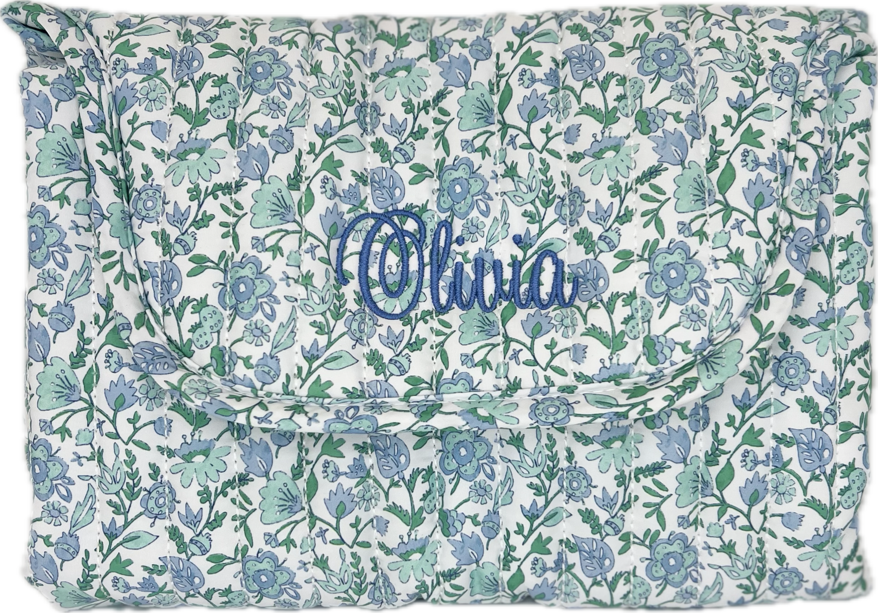 Buy Quilted Changing Mat Hamptons Floral by TRVL Design kids clothing online
