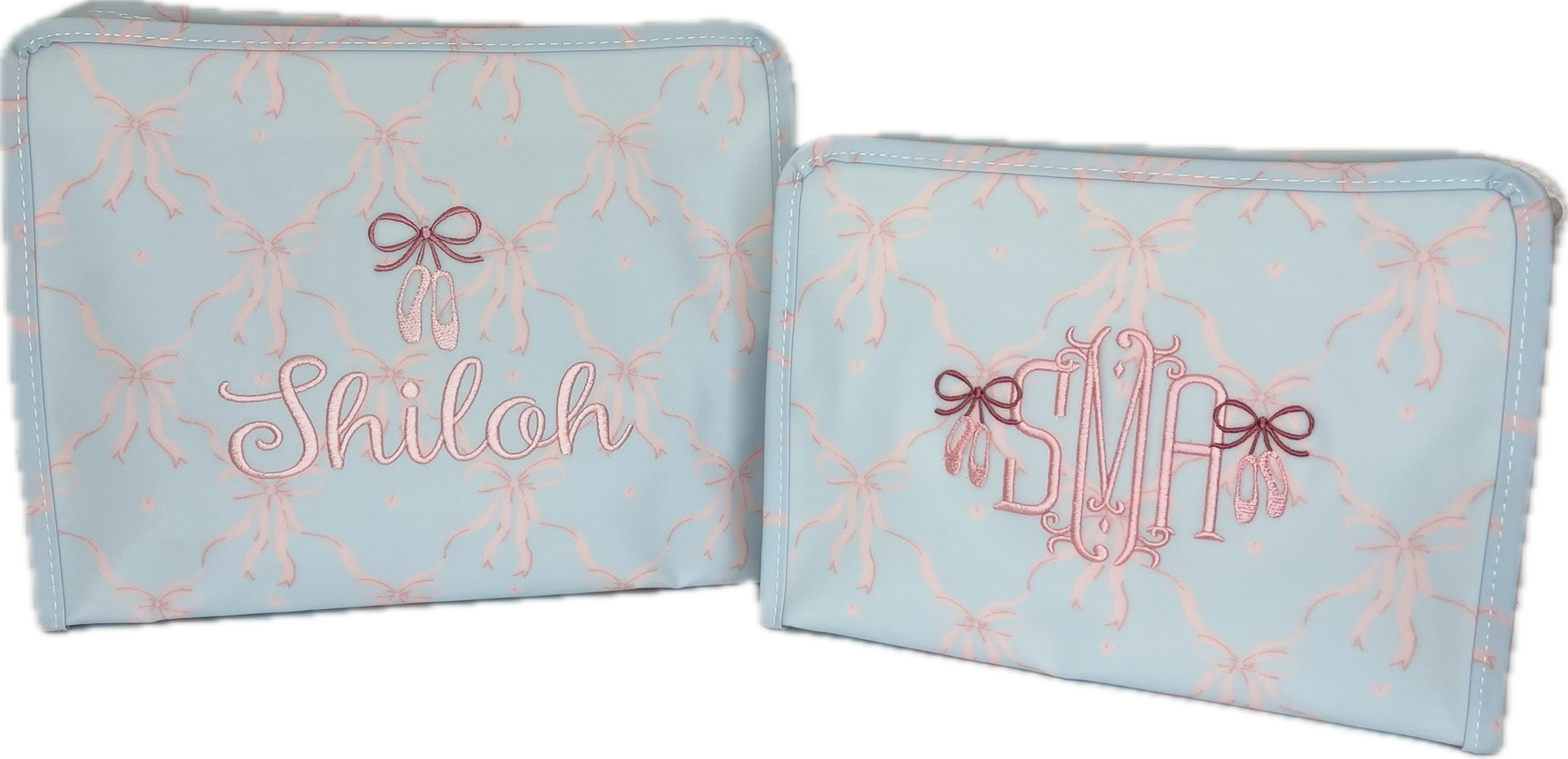 Roadie Large Zip Pouch Eloise Bow by TRVL Design stylish kids outfit collection