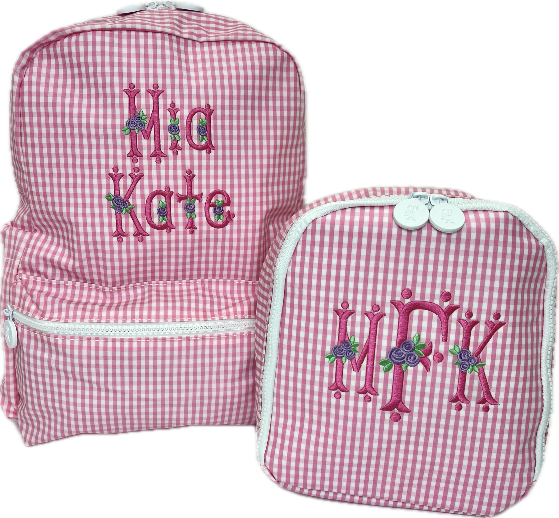 Buy Bring It Lunch Bag Gingham Pink by TRVL Design kids clothing online