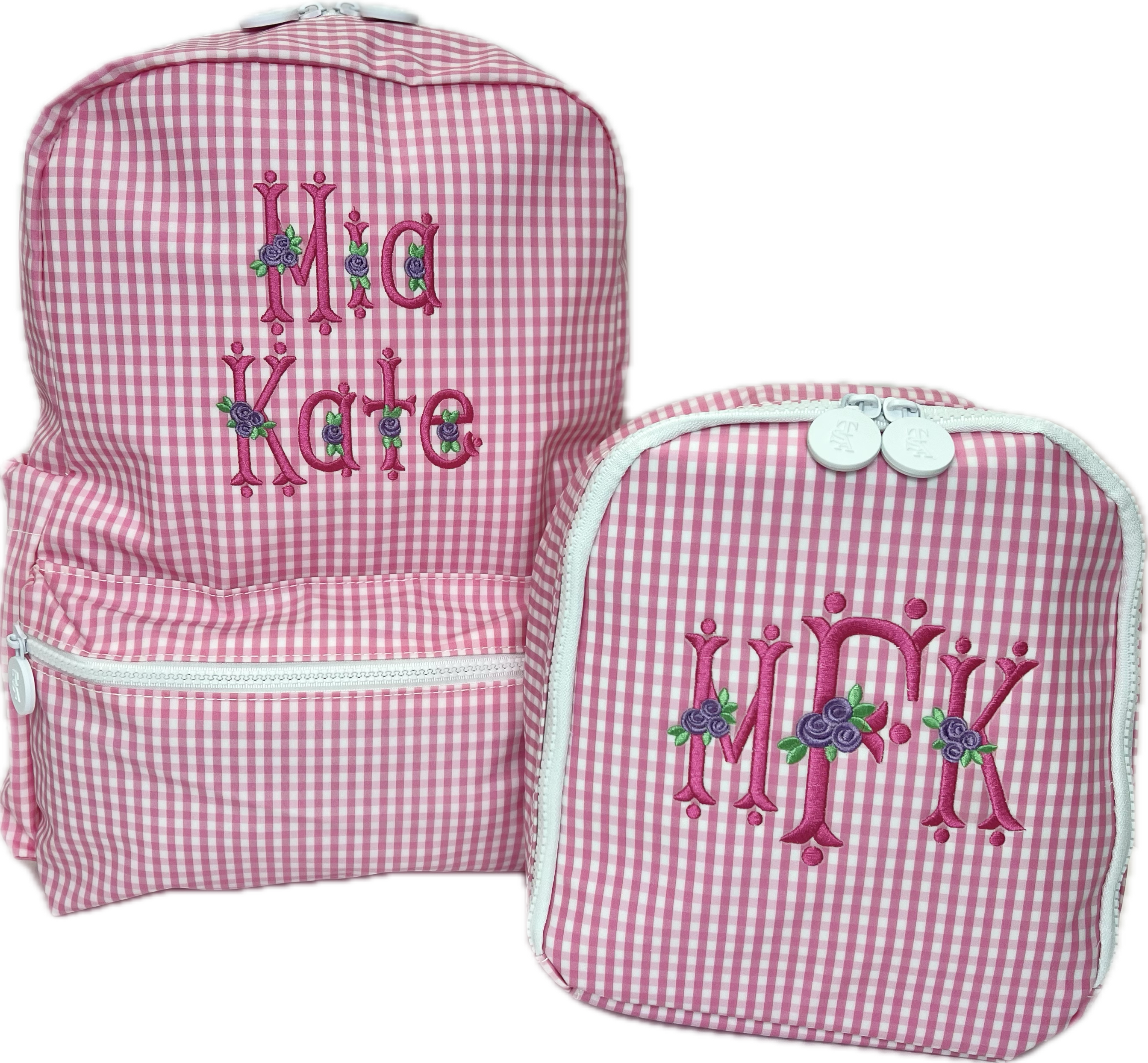 Bring It Lunch Bag Gingham Pink by TRVL Design