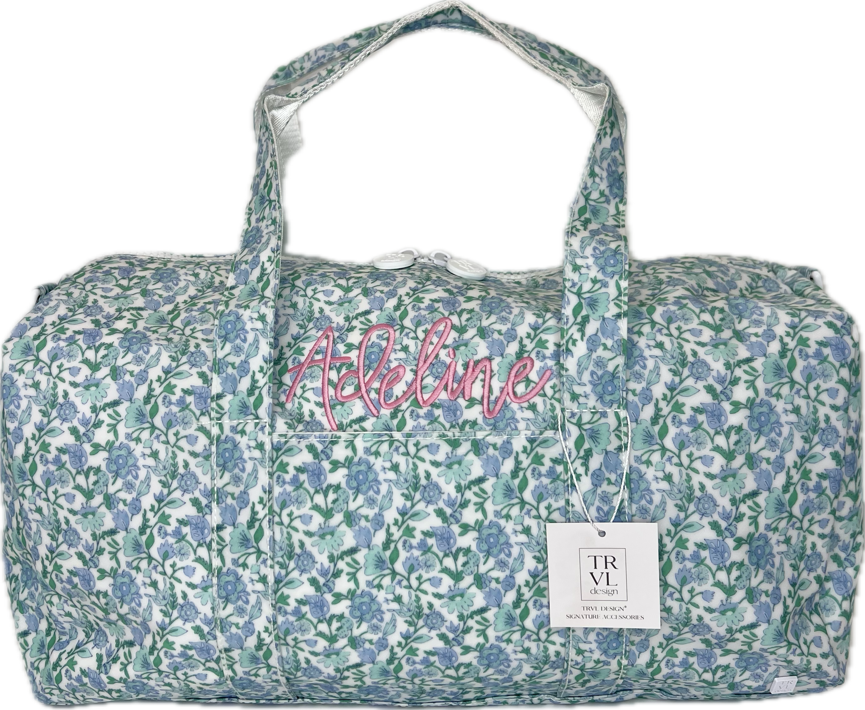 Weekender Duffel Bag Hamptons Floral by TRVL Design