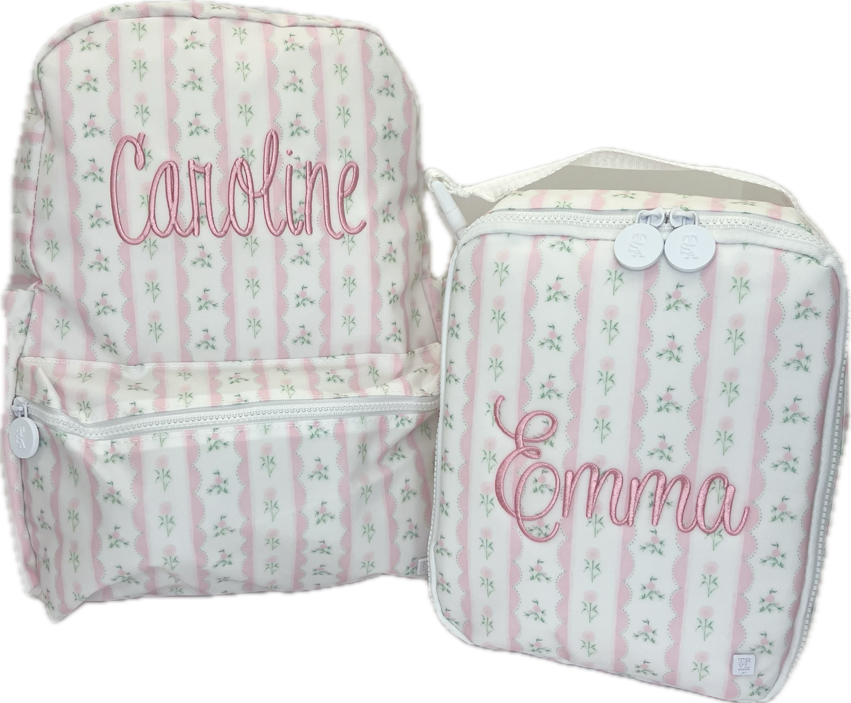 Lunch Box Ribbon Floral Pink by TRVL Design