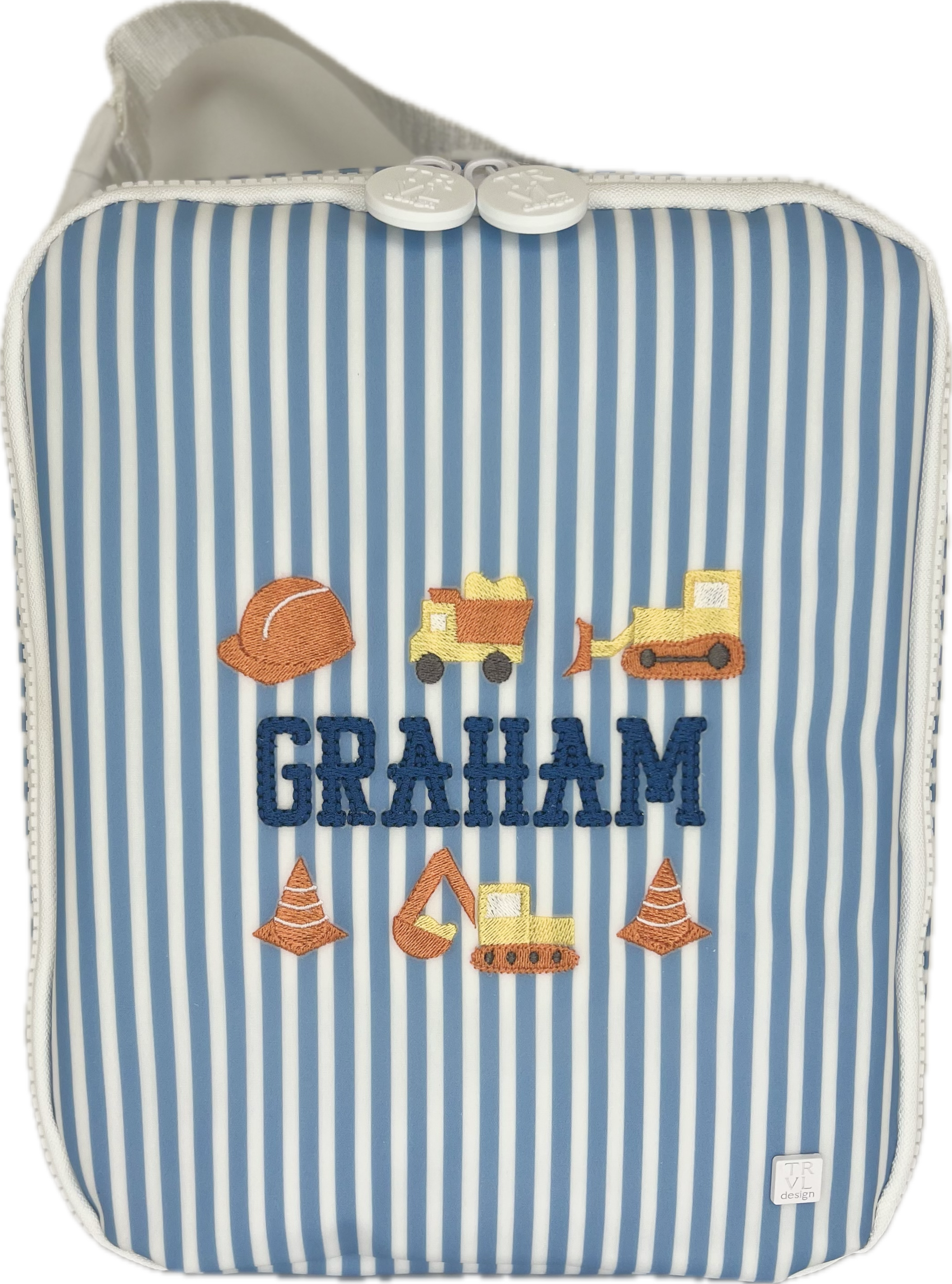 Lunch Box Pimlico Stripe Chambray by TRVL Design