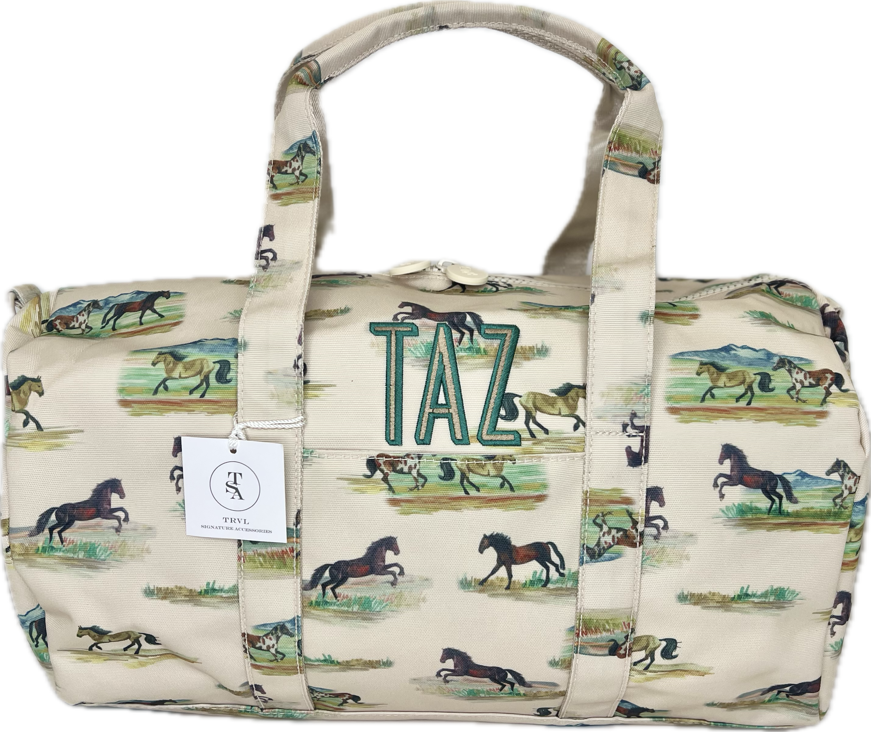 Weekender Duffel Bag Wild Horses by TRVL Design