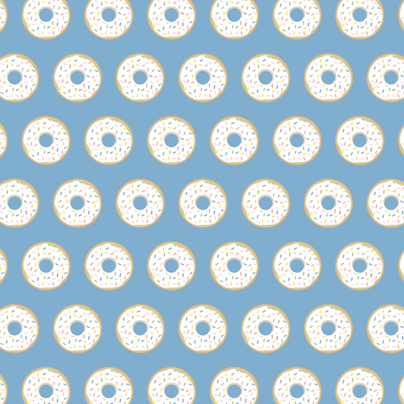 Jack Boys' Pima Cotton Pajama Pant Set - Donuts Blue