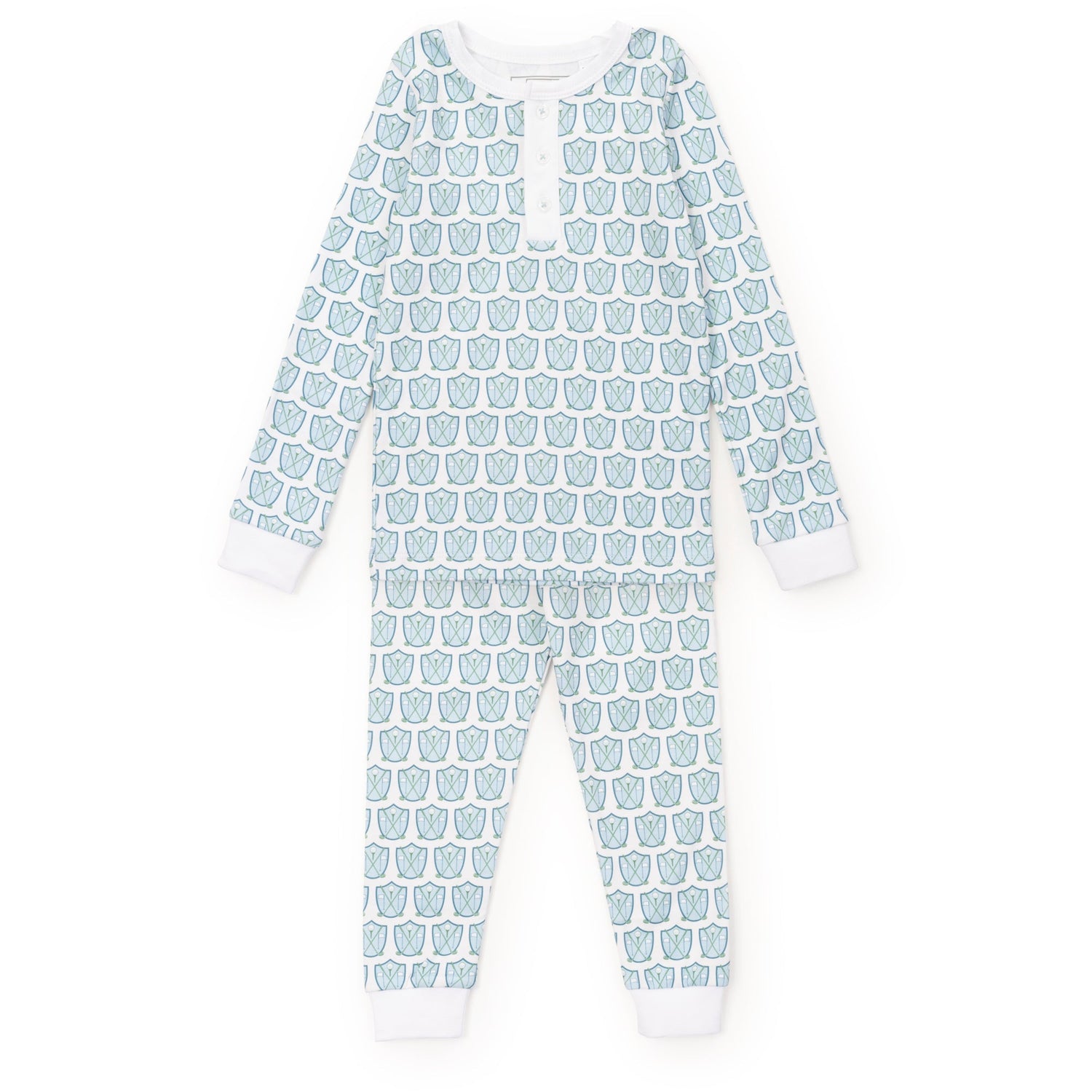 Jack Boys' Pajama Pant Set - Golf Crest Blue