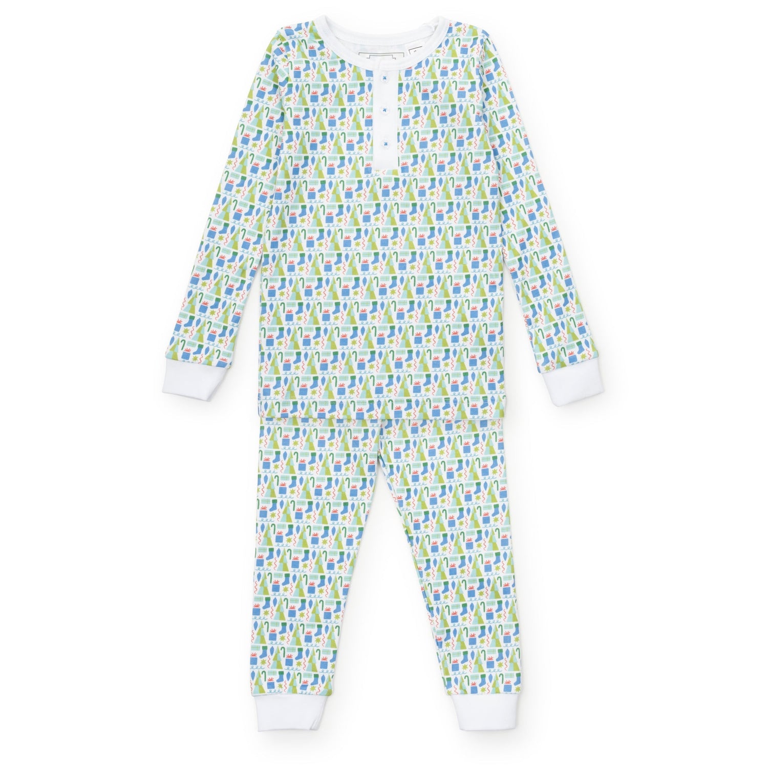 Jack Boys' Pajama Pant Set - Mod Holiday Blue