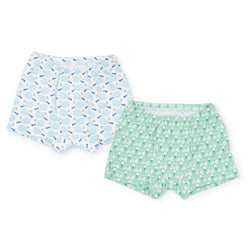 James Boys' Pima Cotton Underwear Set - Golf Putting Green/Tennis Match Blue