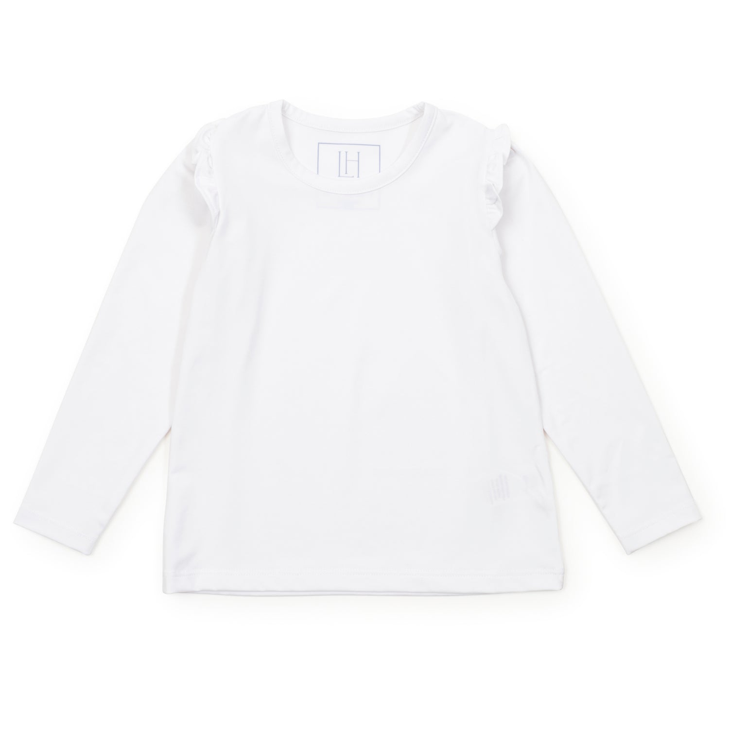 Mia Girls' Longsleeve Performance Top by LH Sport White