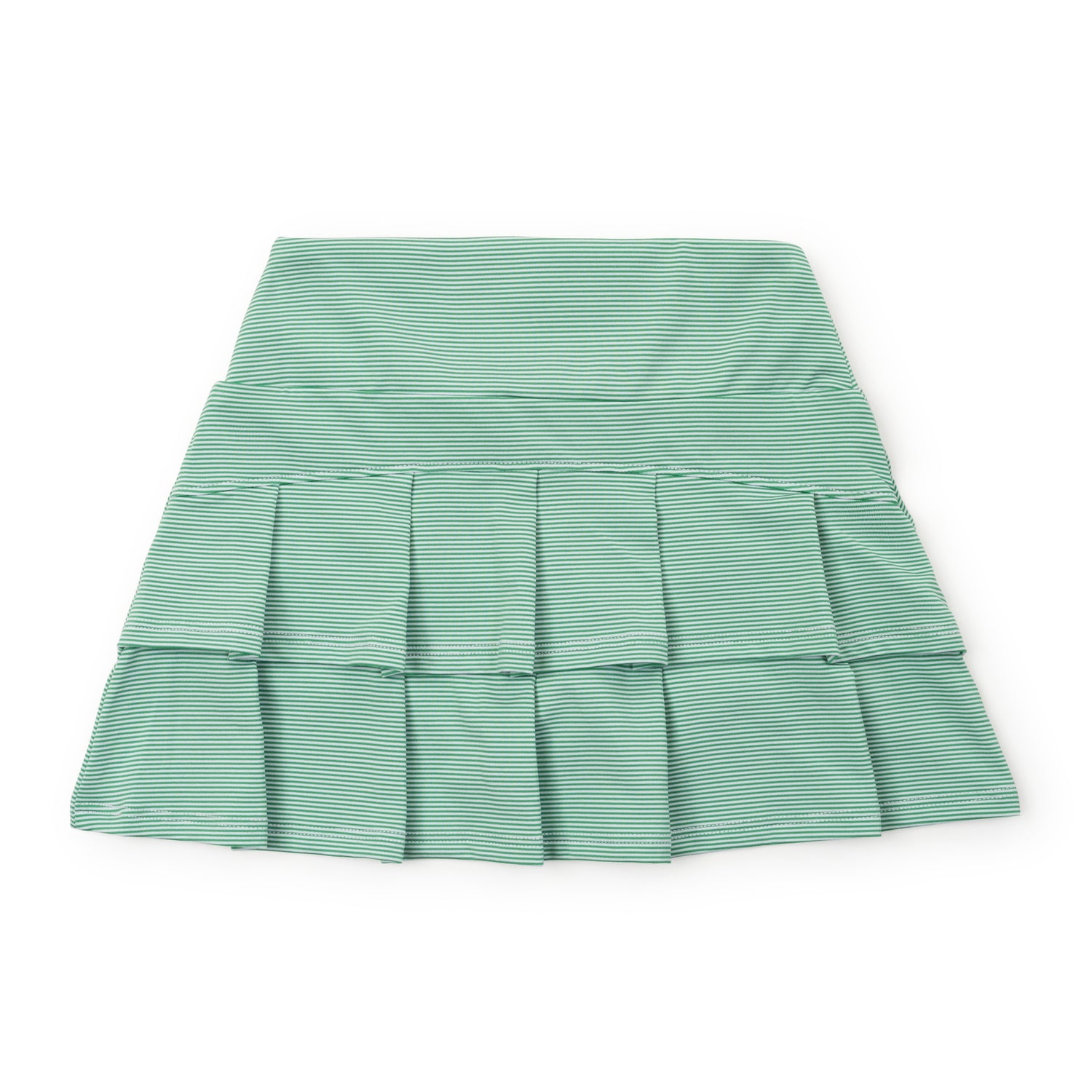 Margot Girls' Performance Skirt by LH Sport Green Stripes