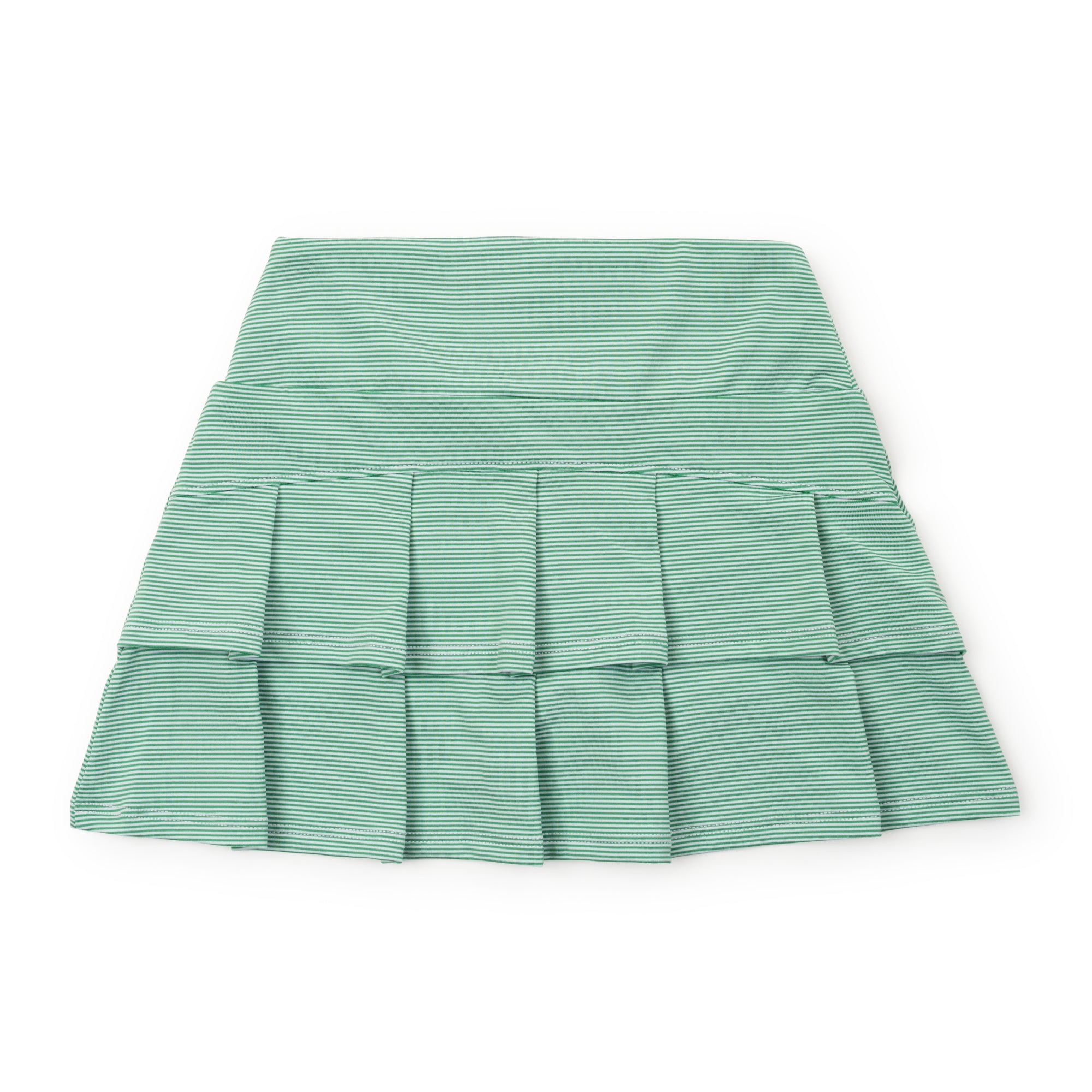 Margot Girls' Performance Skirt by LH Sport - Green Stripes