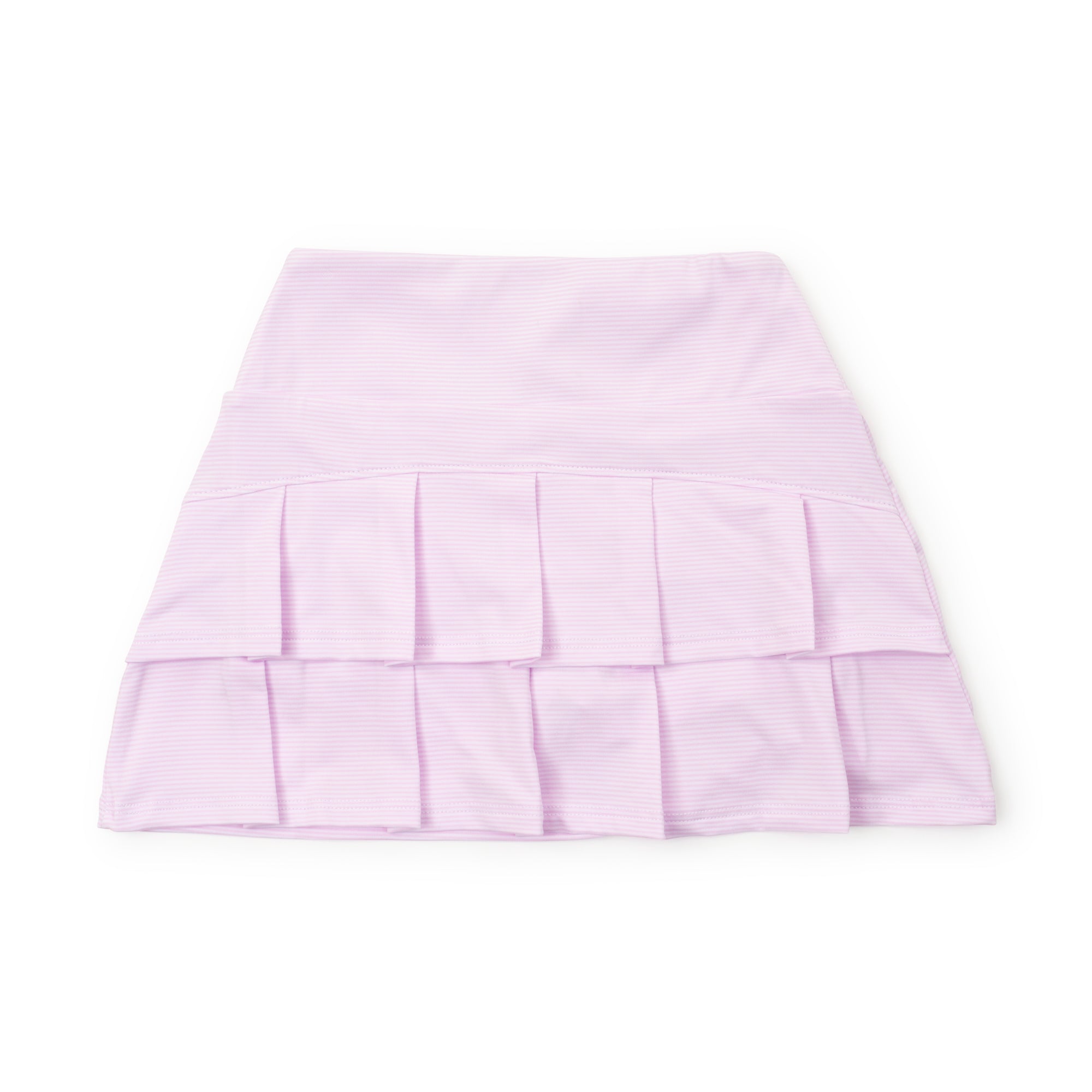 Margot Girls' Performance Skirt by LH Sport - Pink Stripes
