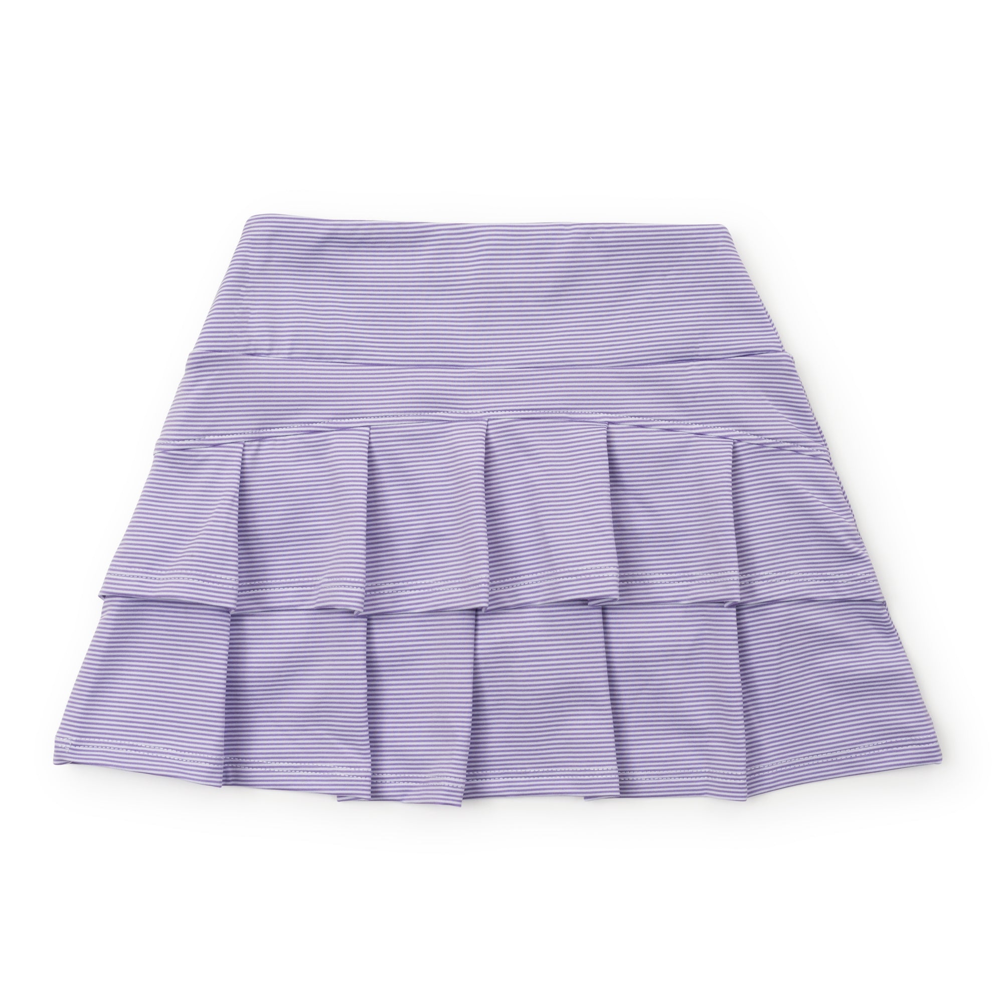Margot Girls' Performance Skirt by LH Sport - Purple Stripes