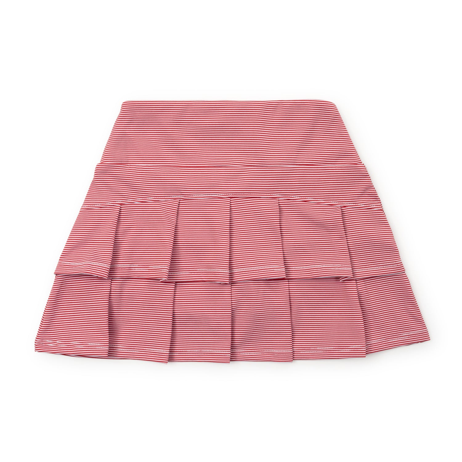 Margot Girls' Performance Skirt by LH Sport Red Stripes