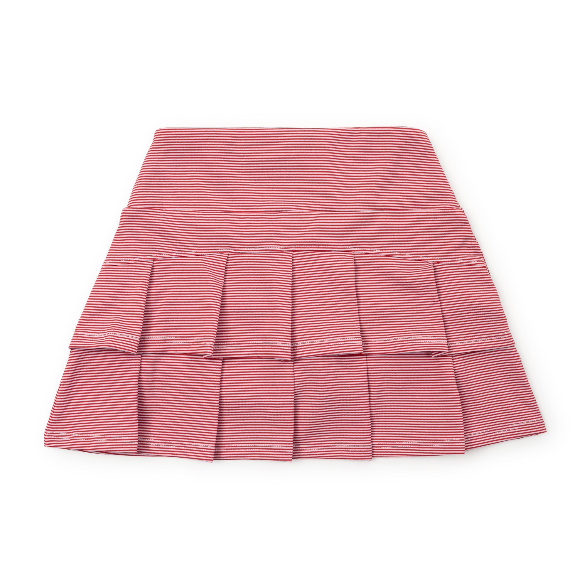 Margot Girls' Performance Skirt by LH Sport - Red Stripes