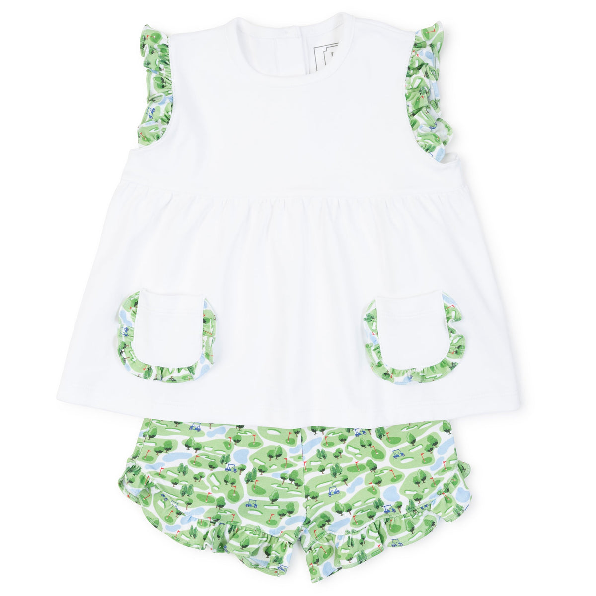 Everyday Gentry Girls' Short Set - Par For The Course Kidswear