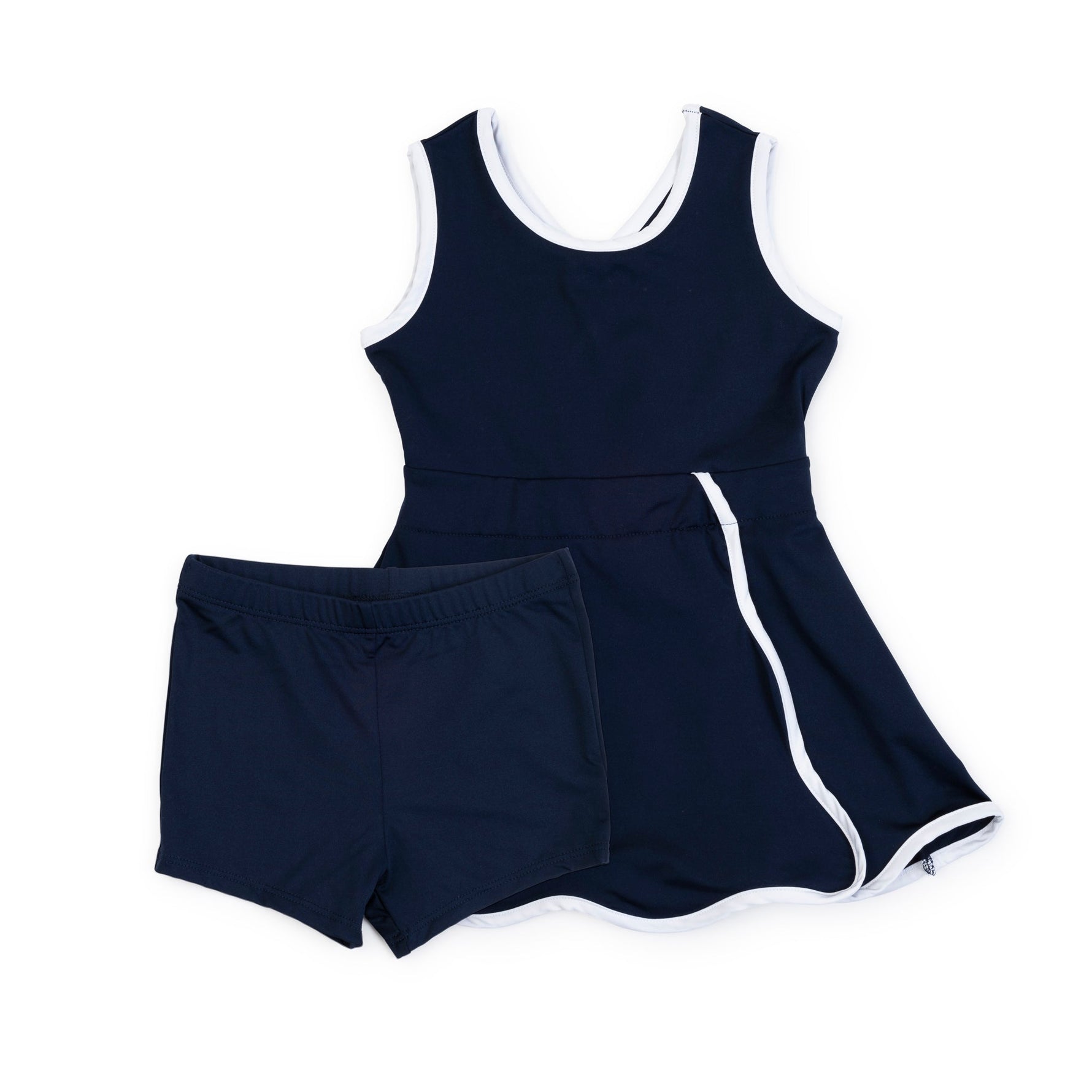 Everyday Taylor Girls' Performance Dress by LH Sport - Navy Children’s Wear