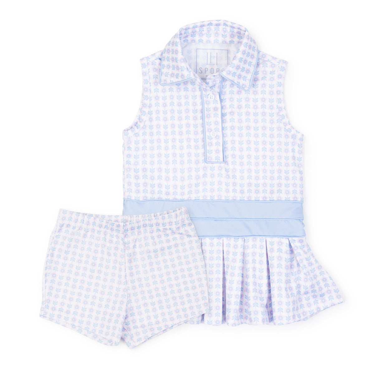 Harper Girls' Performance Dress by LH Sport - Flower Power Pink outfit perfect for everyday wear