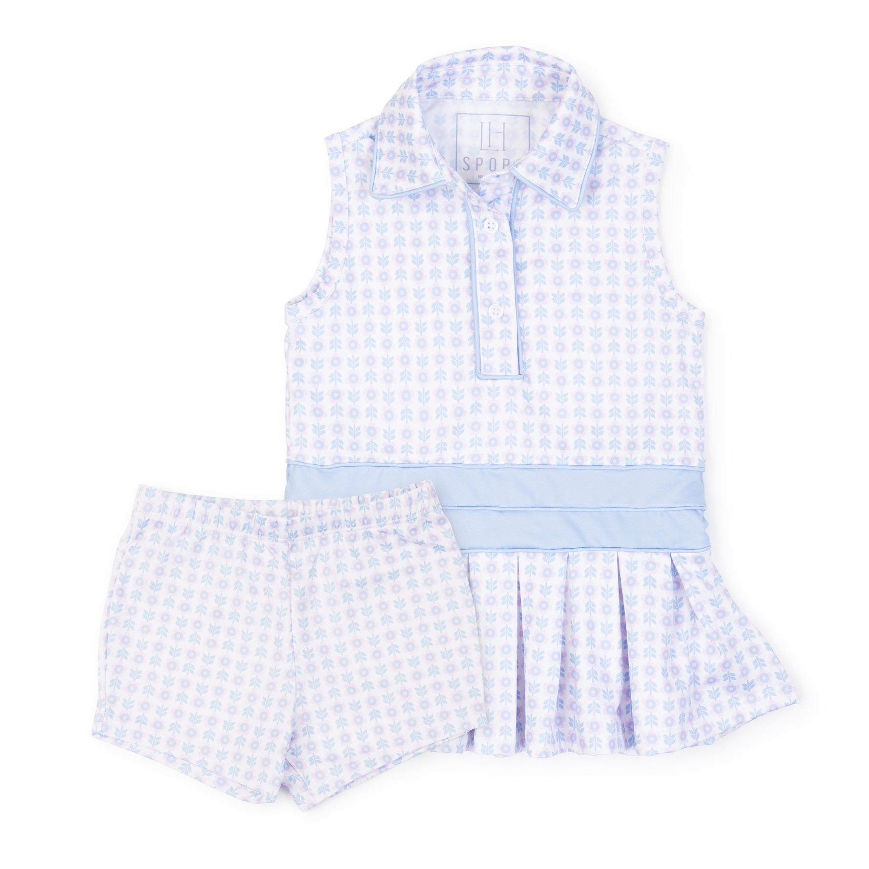 Harper Girls' Performance Dress by LH Sport - Flower Power Pink outfit perfect for everyday wear