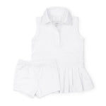 Everyday Harper Girls' Performance Dress by LH Sport - White Children’s Wear
