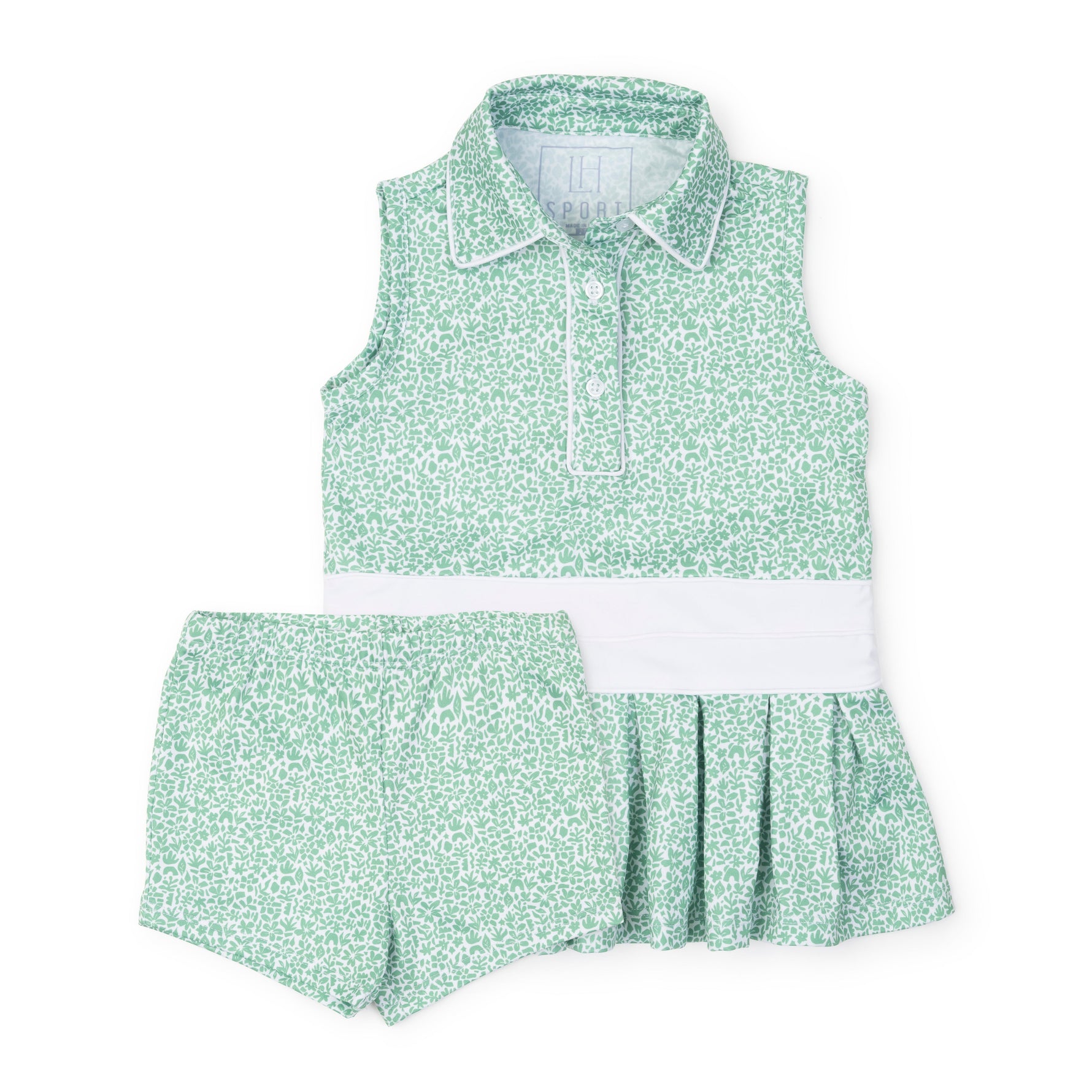Everyday Harper Girls' Performance Dress by LH Sport - Mod Meadow Classic Green Children’s Wear