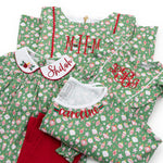 Morgan Set Girls' Legging Set Retro Ornaments soft cotton kids fashion wear