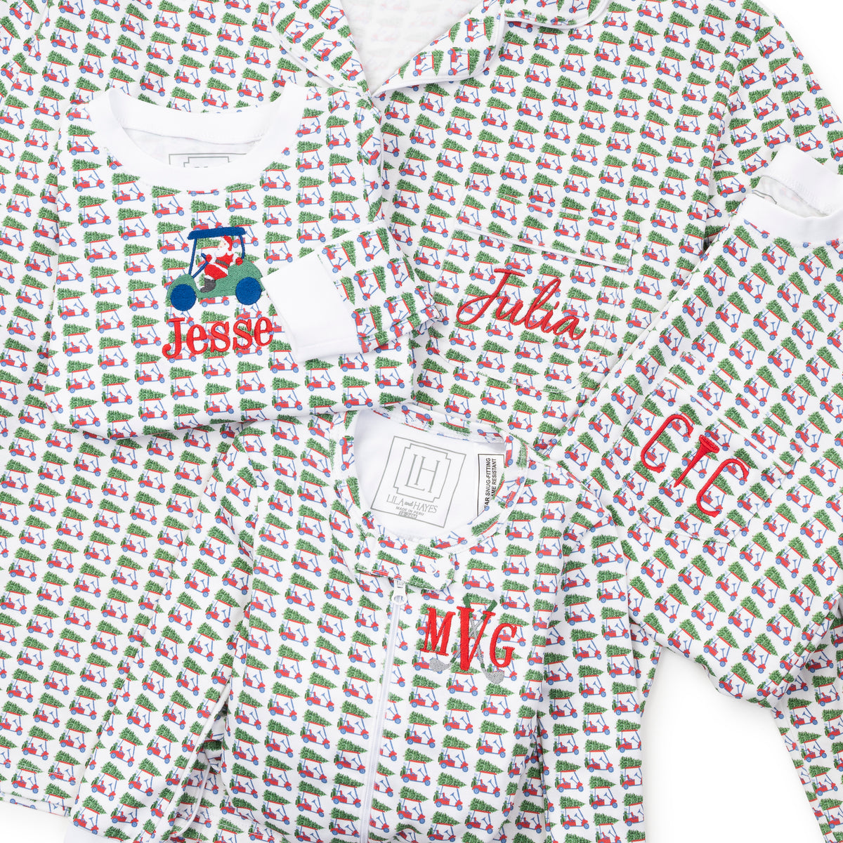 Everyday Parker Zipper Pajama - Christmas at the Club Kidswear