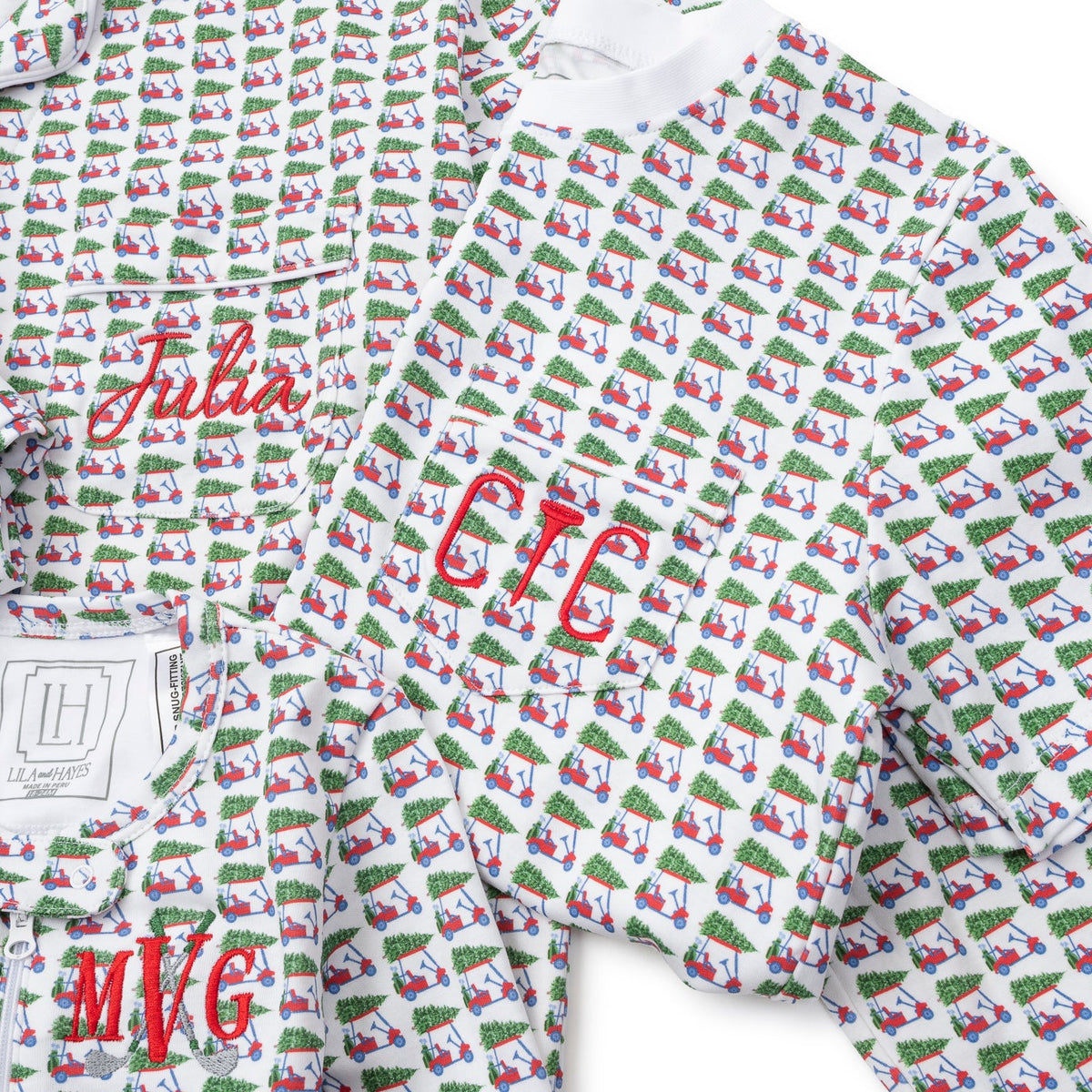 Charles Boys' Short Set - Christmas at the Club soft cotton kids fashion wear