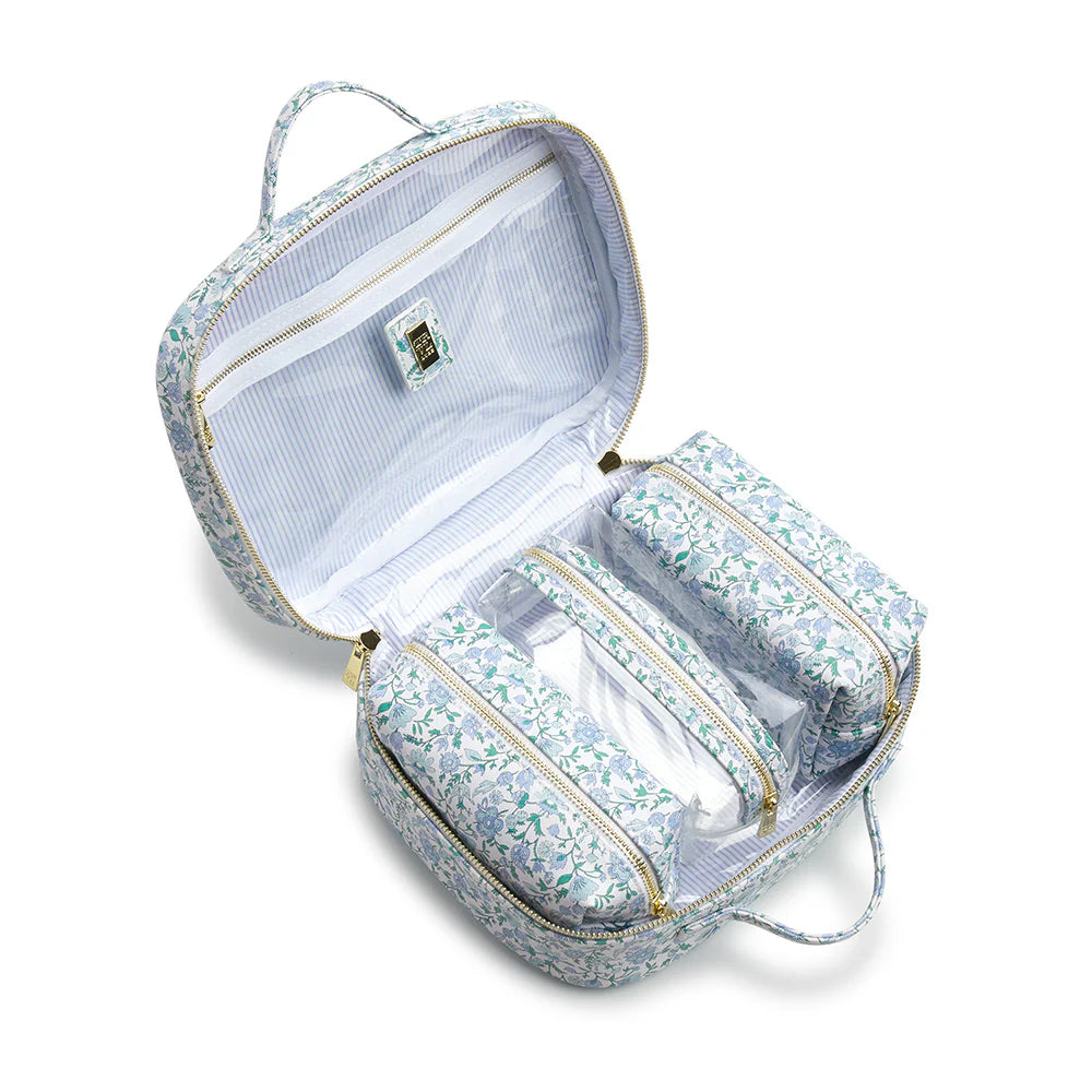 Luxe TRVL2 Cosmetic Toiletry Case Hamptons Floral by TRVL Design