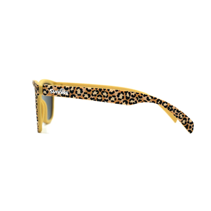 Sunnies Shades Kids Sunglasses - Cat-titude (leopard) outfit perfect for everyday wear
