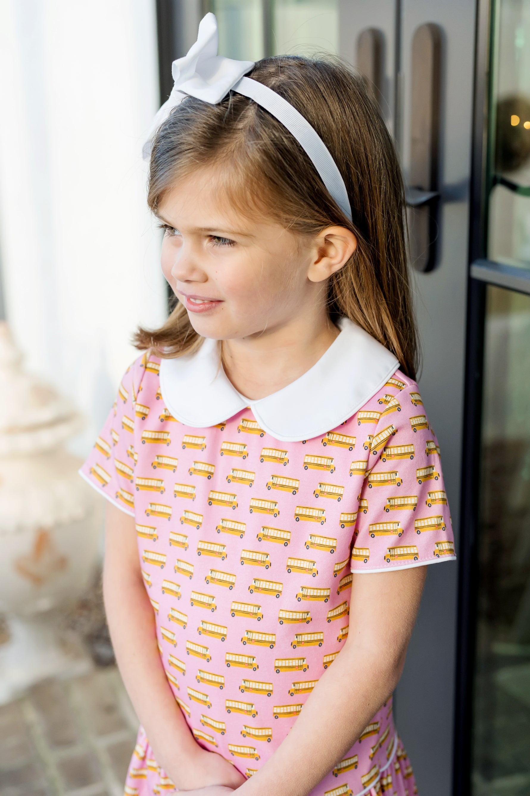 Headband Bow by The Bow Next Door - White dress for girls premium quality