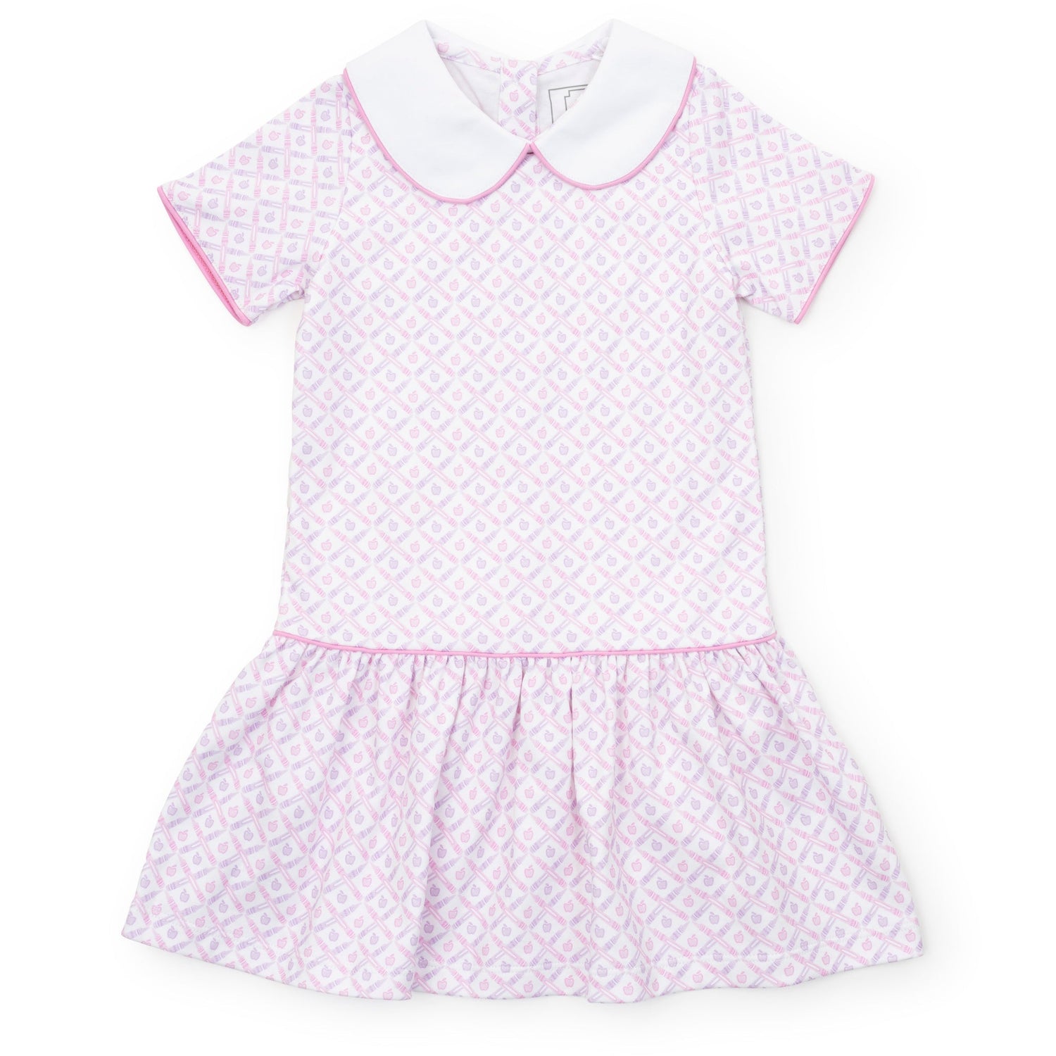Libby Girls' Dress School Plaid Pink