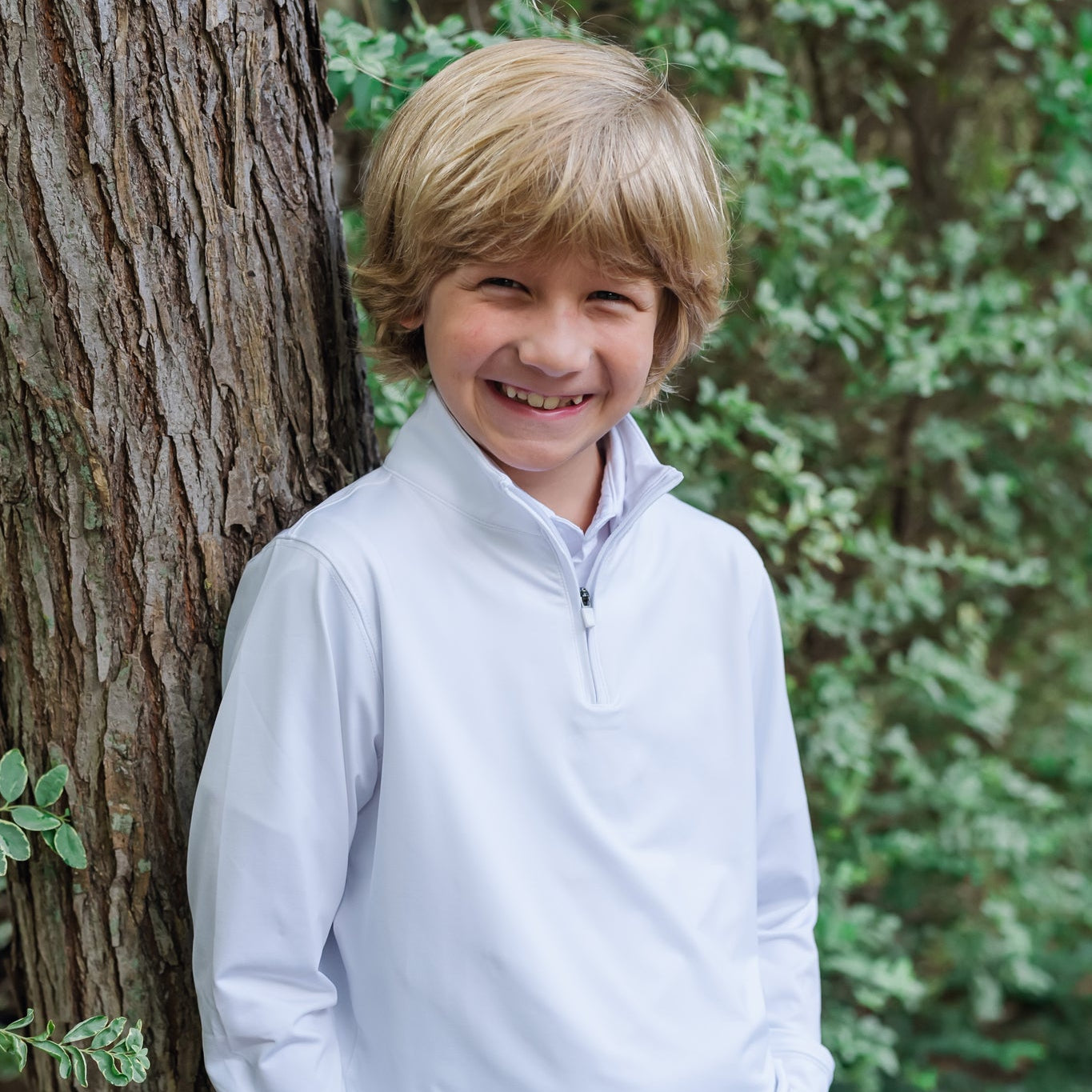 Sam Performance Pullover by LH Sport White dress for girls premium quality
