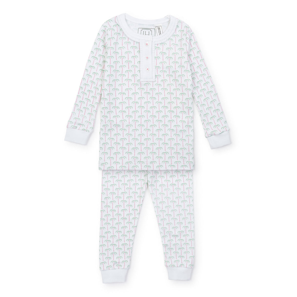 Everyday Alden Girls' Pajama Pant Set - Pacific Palms Pink Kidswear